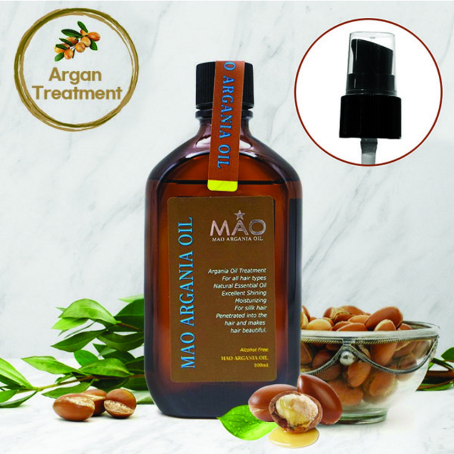 마오 모로코 아르가니아 오일 펌프내장, 1개, 100ml