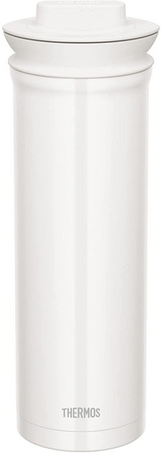 THERMOS 膳魔師 TTD-1000 不鏽鋼真空保溫瓶 泡茶杯 附茶濾網, 白色, 1個