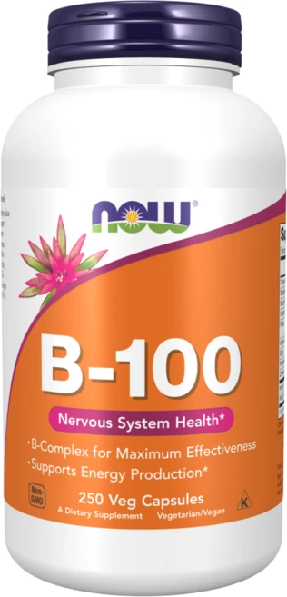 나우푸드 B-100 250 베지 캡슐, 1개, 250정 - 쿠팡