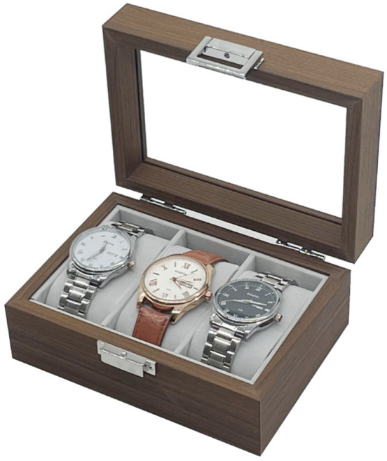 니토르 원목 고급 시계 보관함, 수납3구, 1개