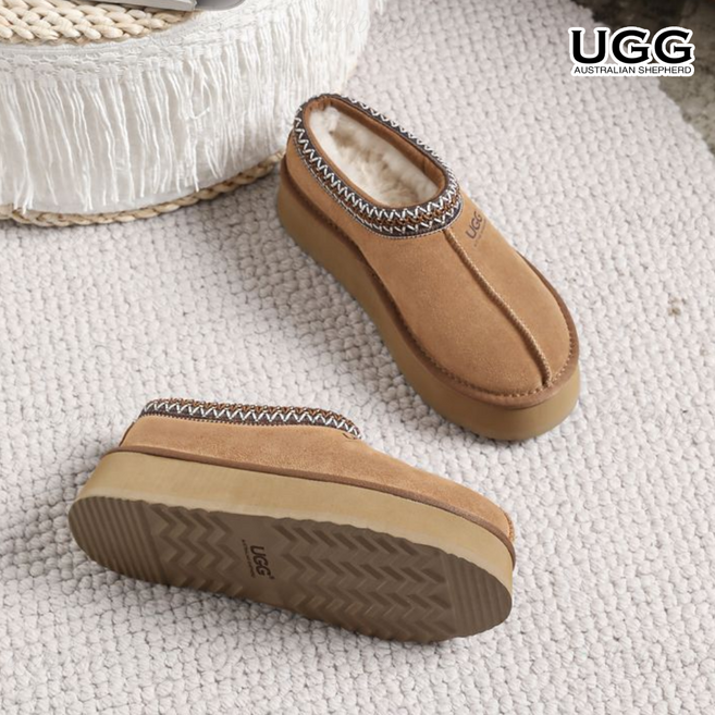 호주 에버어그 히피 플랫폼 슬리퍼 어그 타스만 겨울슬립온 AS2062