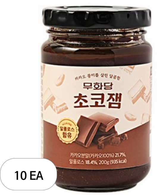 무화당 초코잼, 200g, 10개
