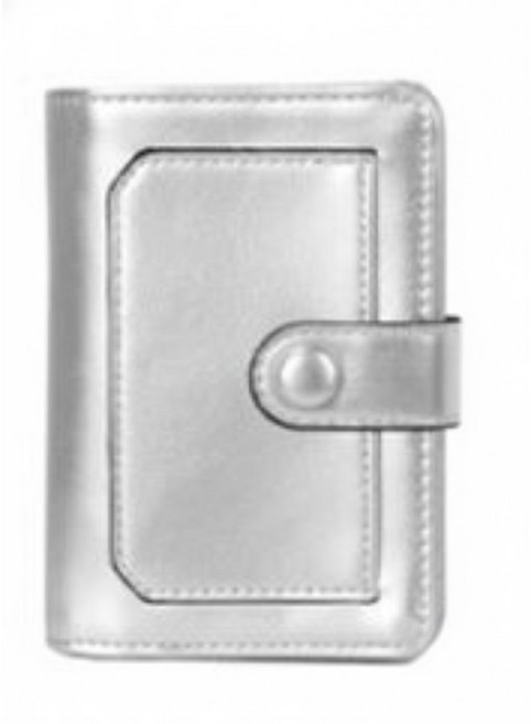 알록달록소품샵 슬림 6공바인더 Large 라지 지갑다이어리 다이어리 현금생활속지 현금바인더 학생생일선물, 1세트, 실버+현금생활 위클리속지