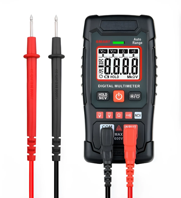 리녹 스마트 디지털 멀티미터 전압 전류 저항 측정기 오토레인지 NCV