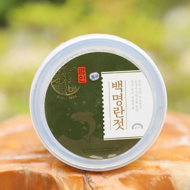 굴다리식품 김정배명인젓갈 백명란젓 특, 1개, 500g