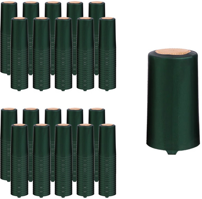 가인글로벌 루땡 탑씰 수축필름, 400개, 절취선 팁타입 (32파이) 그린