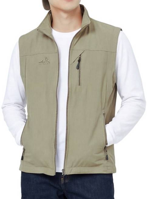 루크 남성 봄여름 아웃도어 조끼 남자 등산 낚시 작업 운동 상의 작업복 작업용 바다 쪽끼 루어 수납 여름용 가을용