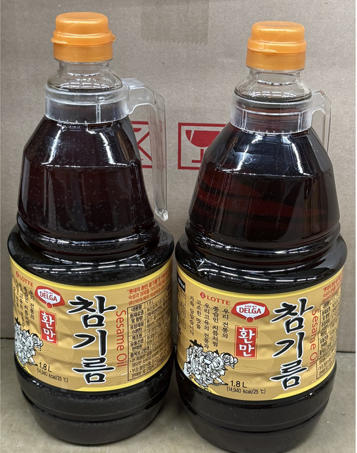 롯데 환만 참기름 1.8L, 2개