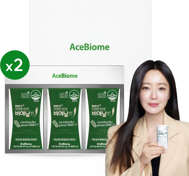 BNR17 [본사출고] 다이어트유산균 비에날씬(총 6개월분) 선물세트, 180정, 2개