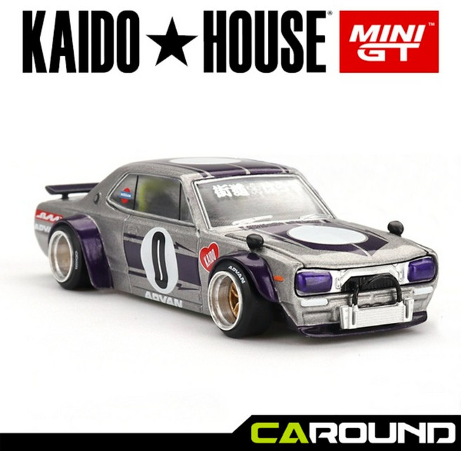 KaidoHouse x 미니지티 KHMG 165 1:64 닛산 스카이라인 2000GT-R (KPGC10) 카이도웍스 V1, 1개