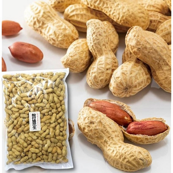 판매 껍데기 있는 땅콩 1kg 초벌구이 제조처 직매 무첨가 무염 소금 없음 무식물유 논오일 논플라이 땅콩 휘너츠 라쿠세이 가격, 사이즈, 1g, 1개