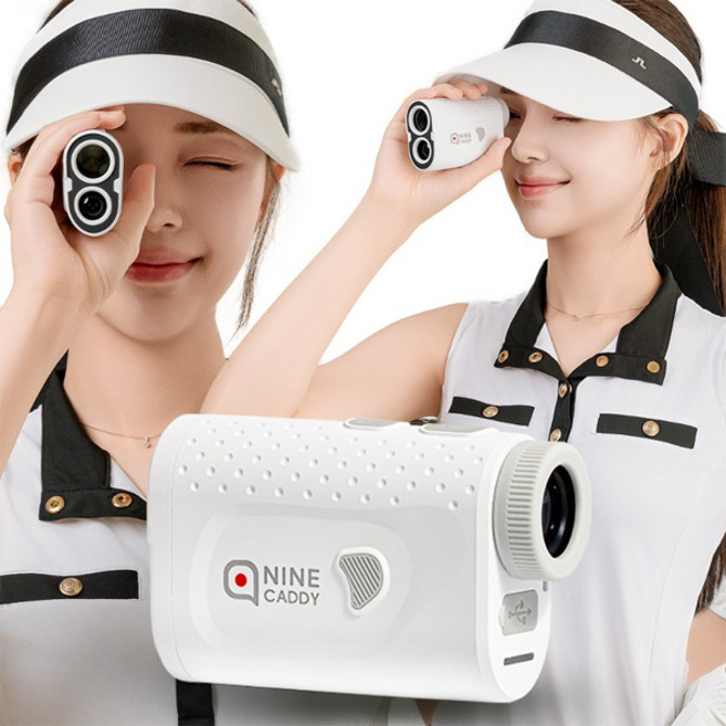 NEW 나인캐디 레이저 골프거리측정기 NINE캐디 N1, 화이트