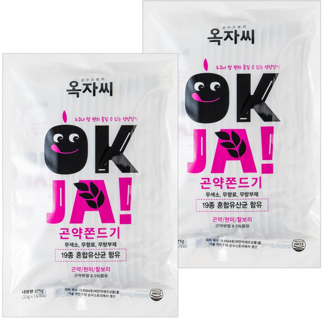 순수스토리 옥자씨 고소한 곤약 쫀드기 입터짐방지 가벼운 국내산 곡물 영양간식, 30개, 25g