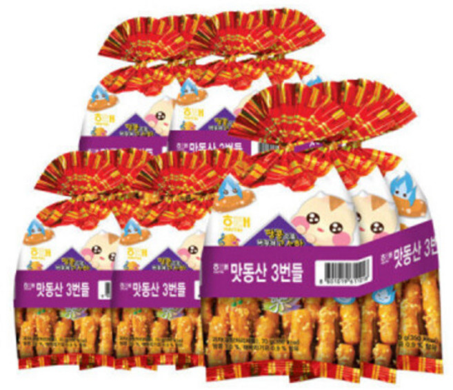 맛동산 3번들 210g x 5팩, 1g, 1개