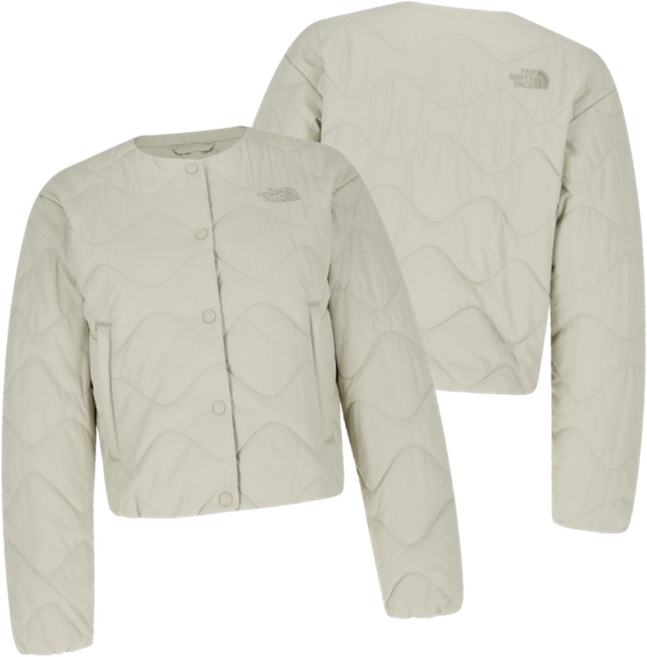 [매장판] 노스페이스 화이트라벨 경량 패딩 여성 플로우 히트 자켓 베이지 NJ3NR81J