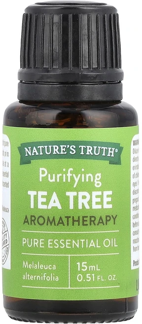 Nature's Truth 퓨어 에센셜 오일 정화 티트리 15ml(0.51fl oz), NaturesTruth퓨어에센셜오일정화티트리15ml05, 1개, 15ml - 쿠팡