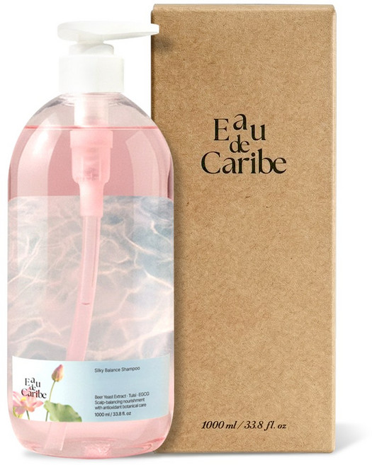 [만족도98%손상모 탈모샴푸] 오드 카리브 10만PPM 맥주효모 대용량 샴푸 로즈머스크향, 1개, 1L