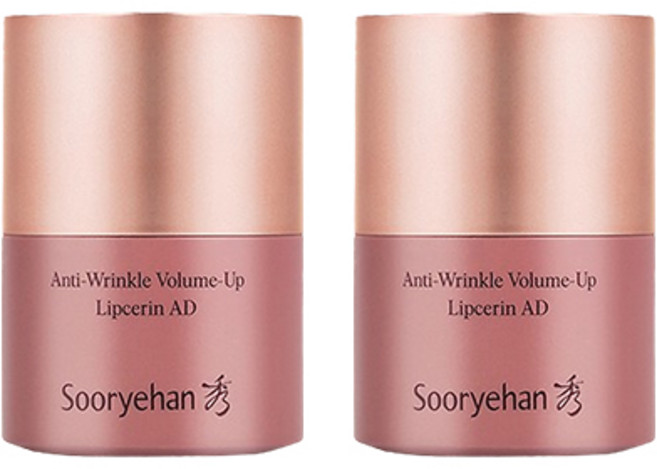 NEW 수려한 안티 링클 볼륨업 립세린 15ml x2, 2개, 단품
