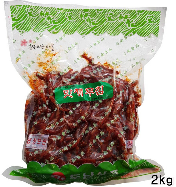 두남식품 맛채무침 2kg/명태채무침 코다리채무침 절임 반찬, 2kg, 1개