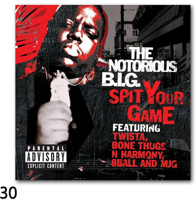 인테리어 포스터 힙합 뮤지션 패브릭 포스터 투팍 앤 비기 40cm, 30