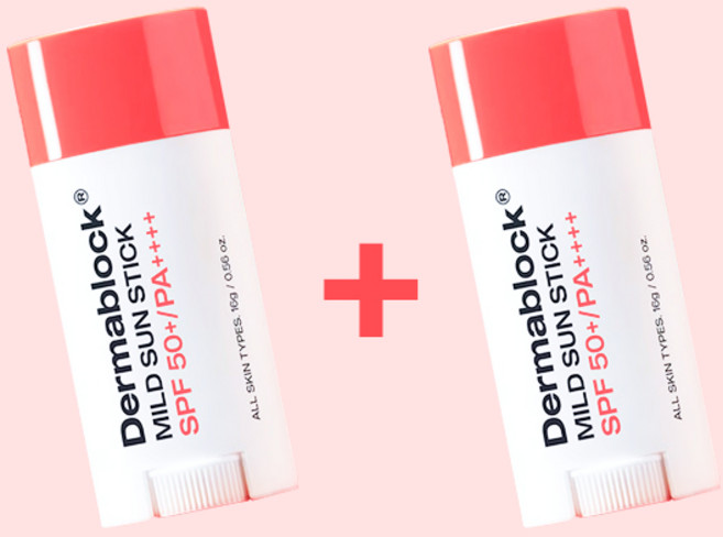 1+1 더마블록 마일드 썬스틱 레드 포켓 쏙 +사은품(니플패치), 32g, 3개