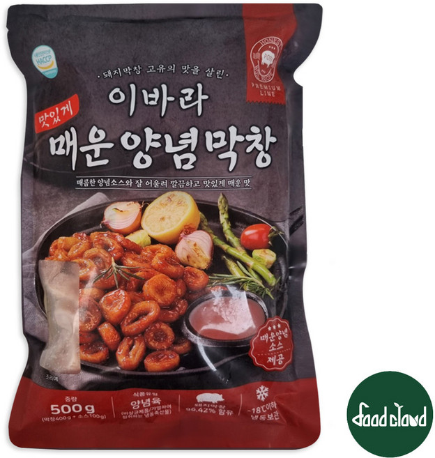 대구 달구벌 이바라 진 매운 양념 막창 500g (소스포함), 1개