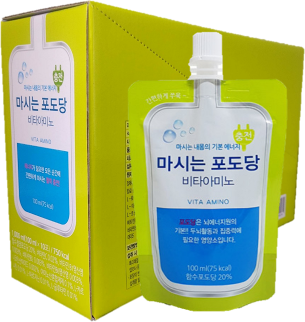 마시는 포도당 비타아미노 수분 보충 100ml x 20개, 1L, 2개
