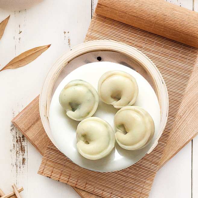 납골당 꾸미기 미니어쳐 단품 중식 일식 수공예 음식 제사상 밥상 상차림 장식, 찐만두(단품)