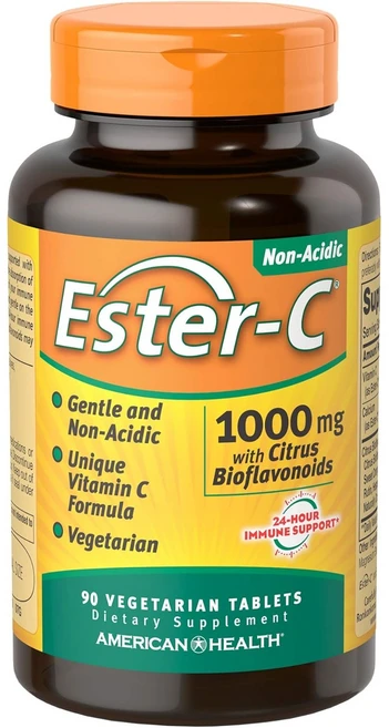 American Health 에스터-C 1000mg 베지테리안 타블렛, 90정, 1개 - 쿠팡