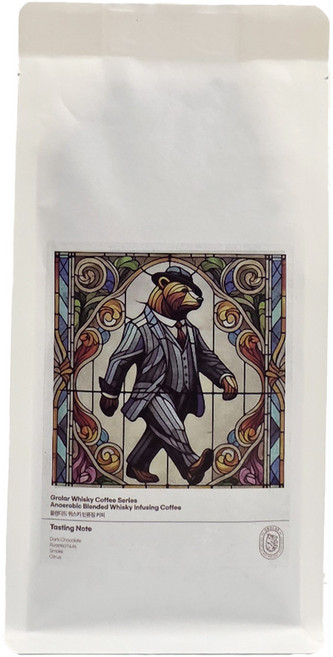 그롤라커피 스카치 위스키 인퓨징 블렌드 커피 원두, 1개, 100g, 에스프레소