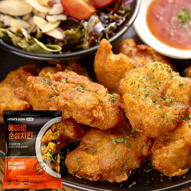 맘스터치 해마로 순살치킨 가라아게 1kg, 1개