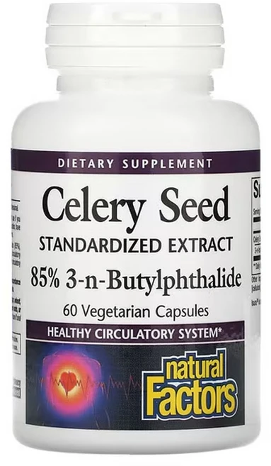 네추럴팩터스 셀러리씨 표준화 추출물 베지 캡슐 60 정, 1개, 60정 - 쿠팡