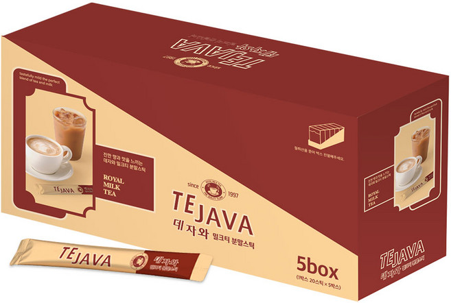 데자와 밀크티 분말스틱, 9.8g