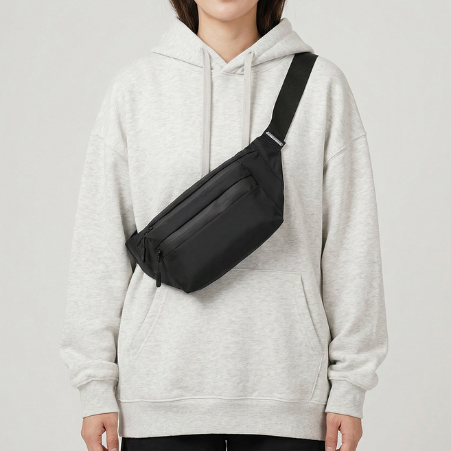 담앤드솜 페니 힙색 힙백 허리 어깨 쌕 색 방수 스포츠 산책 조깅 등산 핸드폰 가슴 여자 남자 여성 남성 바이크 웨이스트 메신저 크로스