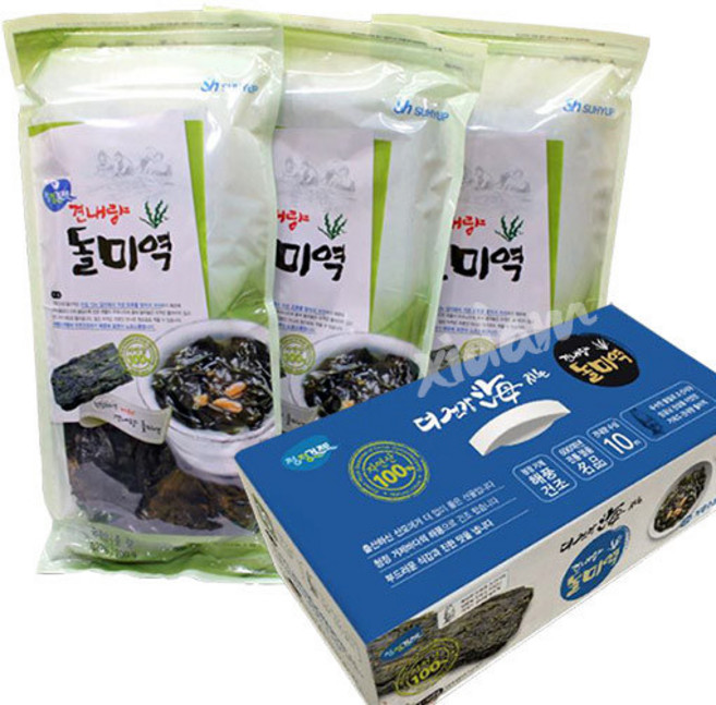 5위 - [거제수협] 해풍건조 견내량 돌미역 (200g x 3입) 세트, 1박스, 200g