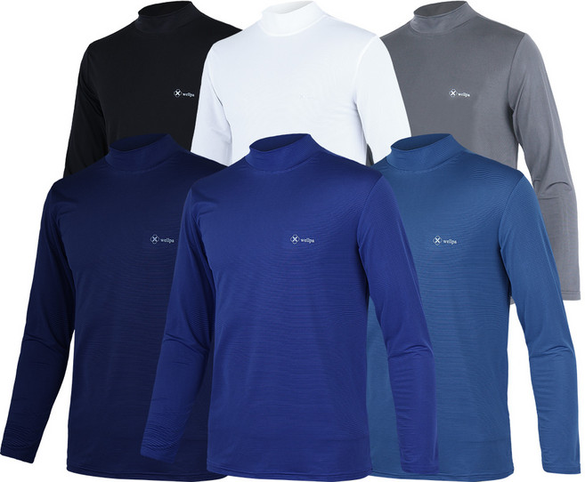 여름 웰파 남성기능성스판아이스쿨반목티 국내냉감원단 레져 운동 등산 작업복 단체복 6칼라