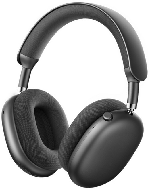 Picun 노이즈 캔슬링 공간 오디오 유무선 겸용 블루투스 헤드셋 F8pro, 다크그레이