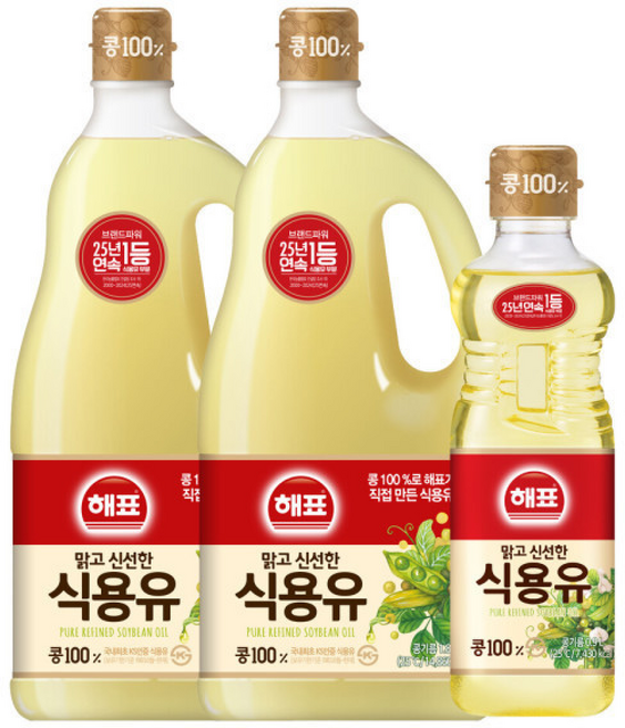 사조 식용유 1.8L x 2개+ 식용유 900ml x, 2개