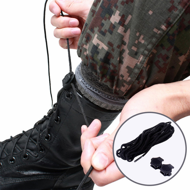 군화 조임이 세트 일반 - 군용 군화 전술 고정 밴드 스트랩