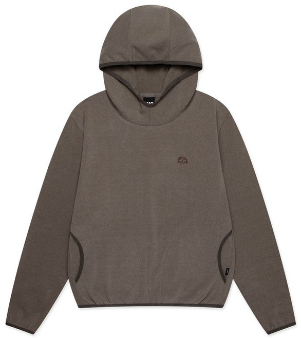엘엠씨 WM CIRCLE LOGO FLEECE HOODIE brown 410654