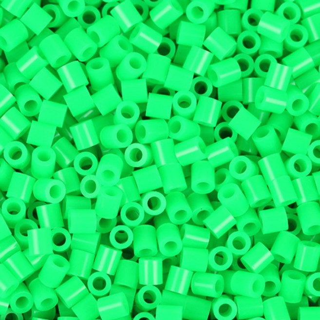 컬러비즈 펄러비즈 리필 5mm/50g 부자재 패키지 완벽구성, [선택1]컬러비즈_49-투명연두/5mm_50g