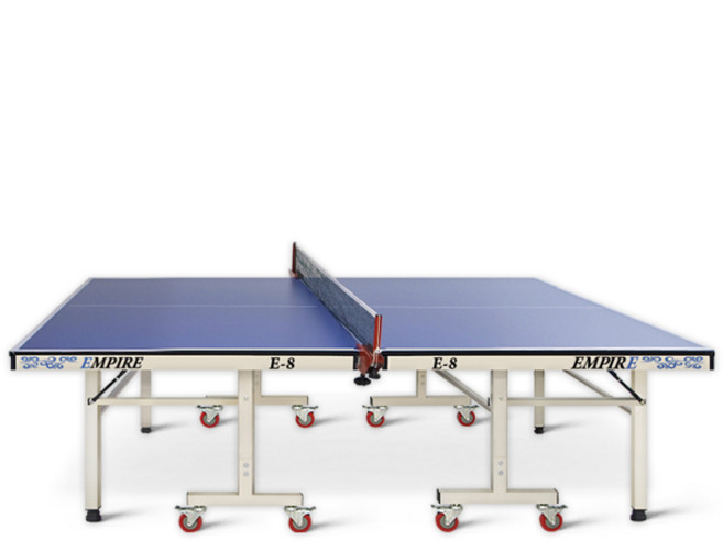 엠파이어 국제공인규격 탁구대 풀세트 만족보증, E8 탁구대(18mm), A(쉐이크2 펜홀더2 공12 네트), 1개