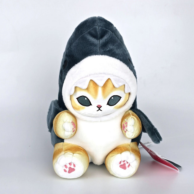 모푸샌드 샤크캣 상어고양이 봉제인형 27.5cm, 혼합, 1개