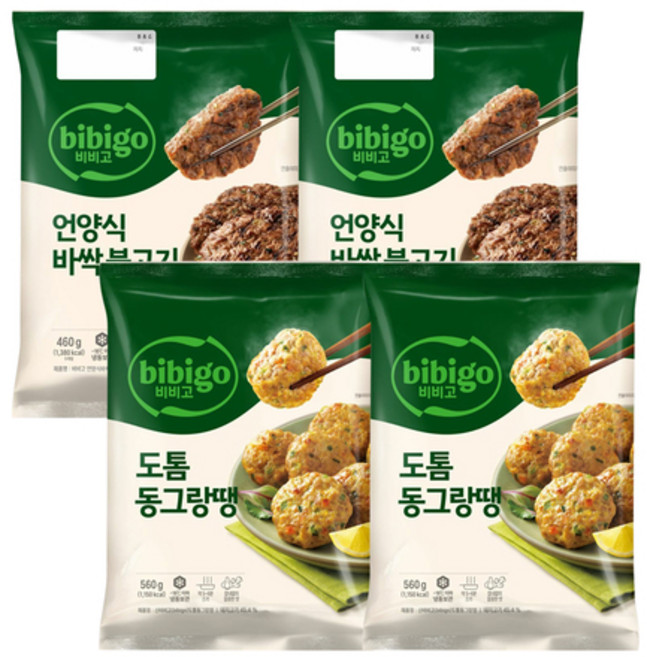 비비고 도톰동그랑땡 560g x2 + 언양식바싹불고기 460g x2, 2개