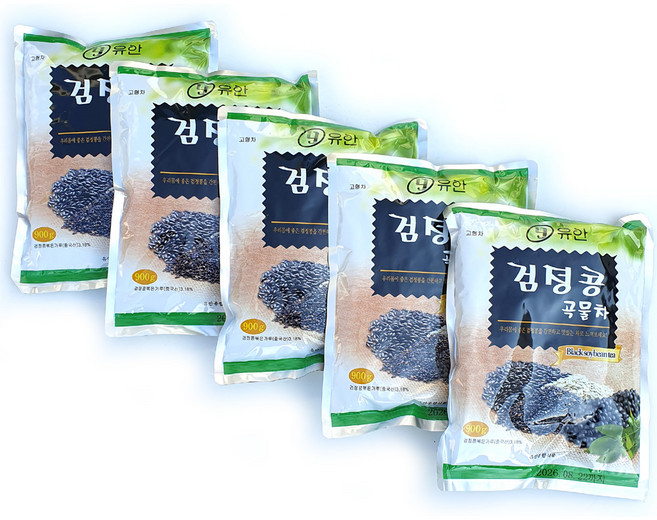 검정콩 곡물차 자판기용, 900g, 5개