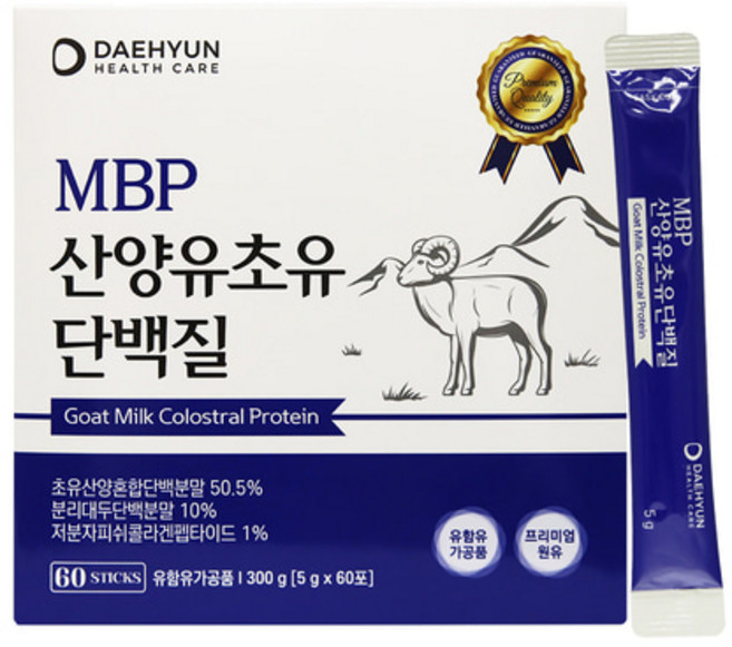 대현MBP 산양유 초유 단백질, 600개, 5g