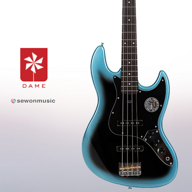 데임 베이스기타 VS5 재즈베이스 7가지 색상, Dark Knight, 1개