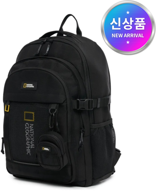 [26년신상품]내셔널지오그래픽 백팩 책가방 파치 중학생 고등학생 신학기 가방+빅로고파우치