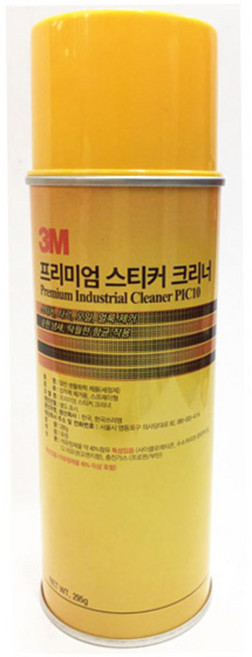 3M 프리미엄 스티커 크리너 스카치 다용도 접착제 얼룩 잔사 제거 클리너 스프레이 295g