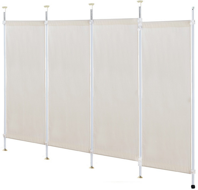 已塞隆納 旋轉式開關門口袋屏風, 白色